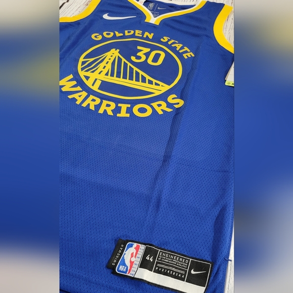 Golden State Warriors Stephen Curry Royal Swingman Jersey - Picture 2 of 5